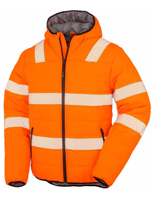 Result Ripstop Padded Safety Jacket RS500 - Fluo Orange
